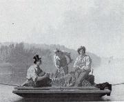 George Caleb Bingham Bootsleute auf dem Missouri oil painting on canvas